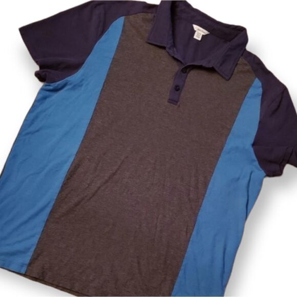Like New Calvin Klein Color Blocking Knit Polo - Picture 1 of 7
